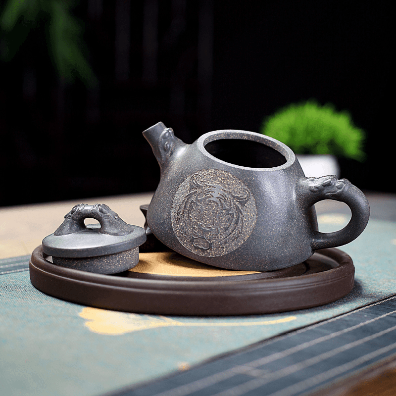 Yixing Zisha Teapot [The King] (Qing Duan Ni - 190ml) - YIQIN TEA HOUSE | yiqinteahouse.com | <200ml, teapot, teaware, zisha teapot