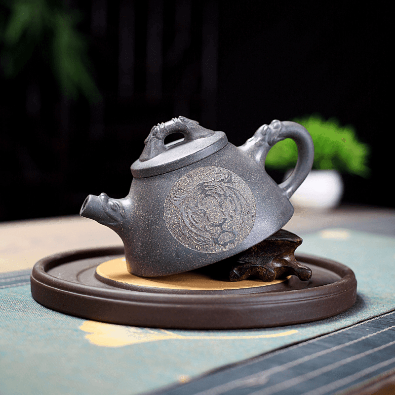 Yixing Zisha Teapot [The King] (Qing Duan Ni - 190ml) - YIQIN TEA HOUSE | yiqinteahouse.com | <200ml, teapot, teaware, zisha teapot