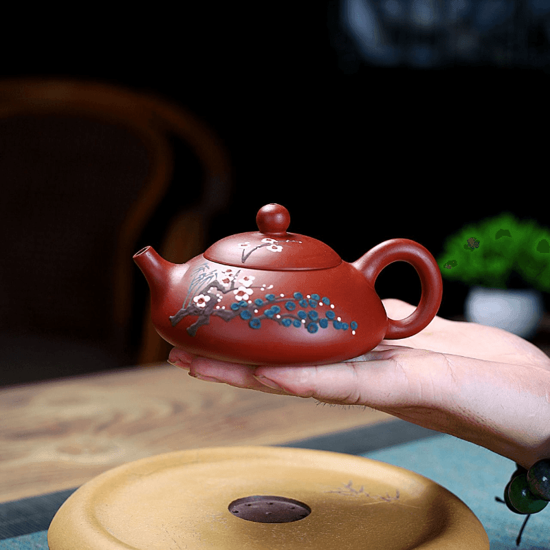 Yixing Zisha Teapot [Three Friends of Winter] (Dahongpao - 170ml) - YIQIN TEA HOUSE | yiqinteahouse.com | <200ml, teapot, teaware, zisha teapot