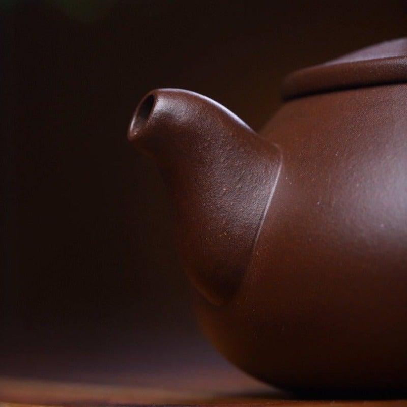 Yixing Zisha Teapot [Wishful Shi Piao] (Zi Ni - 220ml) - YIQIN TEA HOUSE | yiqinteahouse.com | 200-300ml, teapot, teaware, zisha teapot