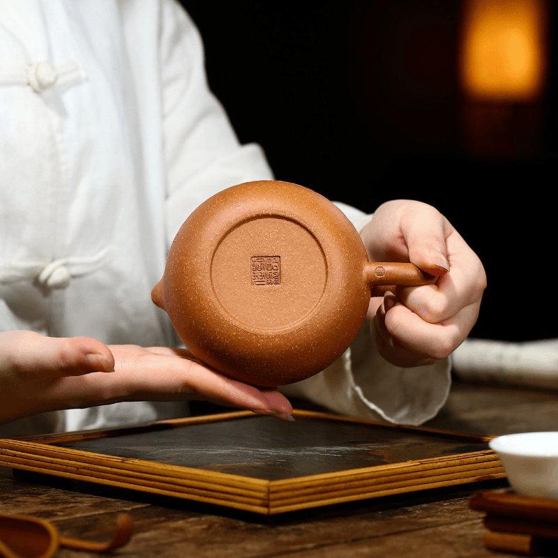 Yixing Zisha Teapot [Wu-Xishi] (Lao Duan Ni - 300ml) - YIQIN TEA HOUSE | yiqinteahouse.com | 200-300ml, new arrival, teapot, teaware, zisha teapot