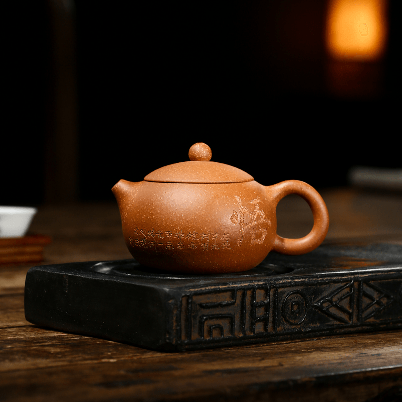 Yixing Zisha Teapot [Wu-Xishi] (Lao Duan Ni - 300ml) - YIQIN TEA HOUSE | yiqinteahouse.com | 200-300ml, new arrival, teapot, teaware, zisha teapot