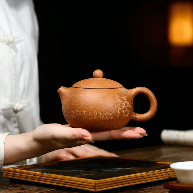 Yixing Zisha Teapot [Wu-Xishi] (Lao Duan Ni - 300ml) - YIQIN TEA HOUSE | yiqinteahouse.com | 200-300ml, new arrival, teapot, teaware, zisha teapot