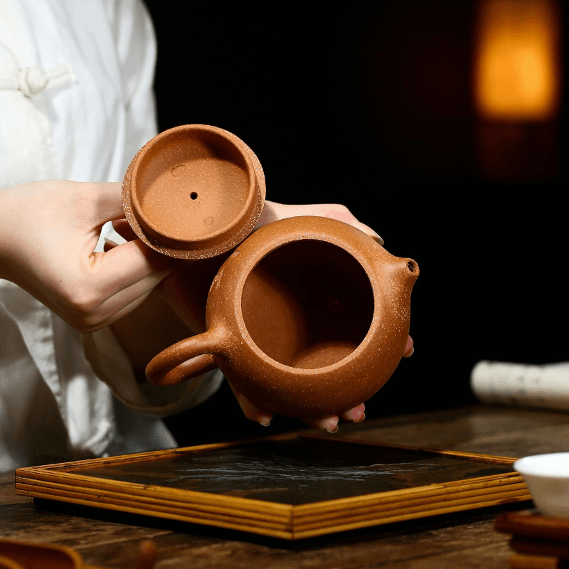 Yixing Zisha Teapot [Wu-Xishi] (Lao Duan Ni - 300ml) - YIQIN TEA HOUSE | yiqinteahouse.com | 200-300ml, new arrival, teapot, teaware, zisha teapot