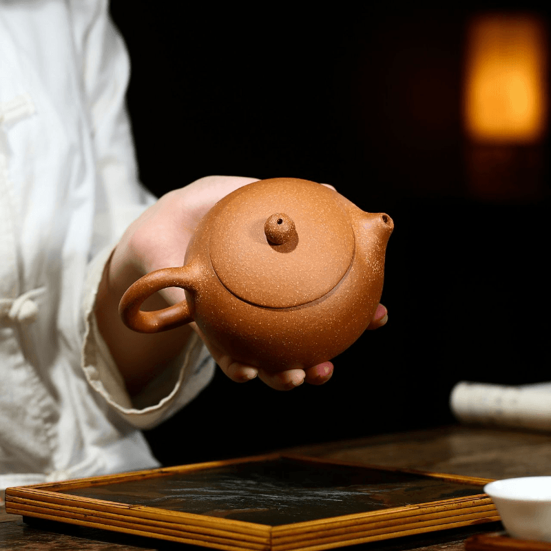 Yixing Zisha Teapot [Wu-Xishi] (Lao Duan Ni - 300ml) - YIQIN TEA HOUSE | yiqinteahouse.com | 200-300ml, new arrival, teapot, teaware, zisha teapot