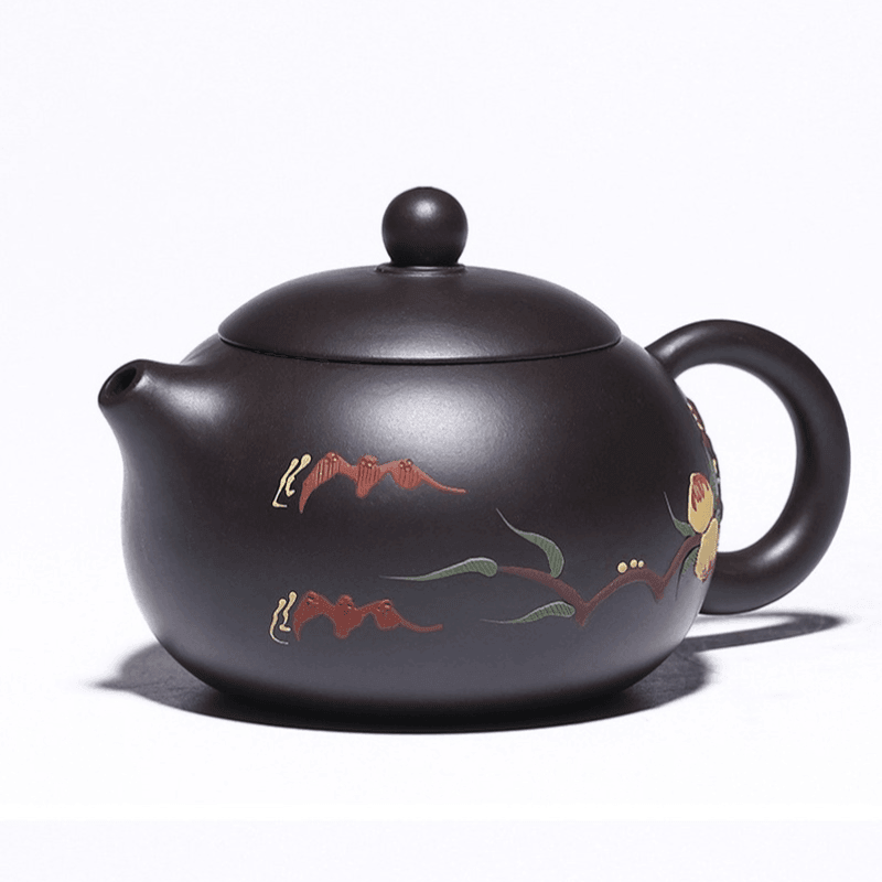 Yixing Zisha Teapot [Xiantao Xishi] (Hei Ni - 250ml) - YIQIN TEA HOUSE | yiqinteahouse.com | 200-300ml, teapot, teaware, zisha teapot