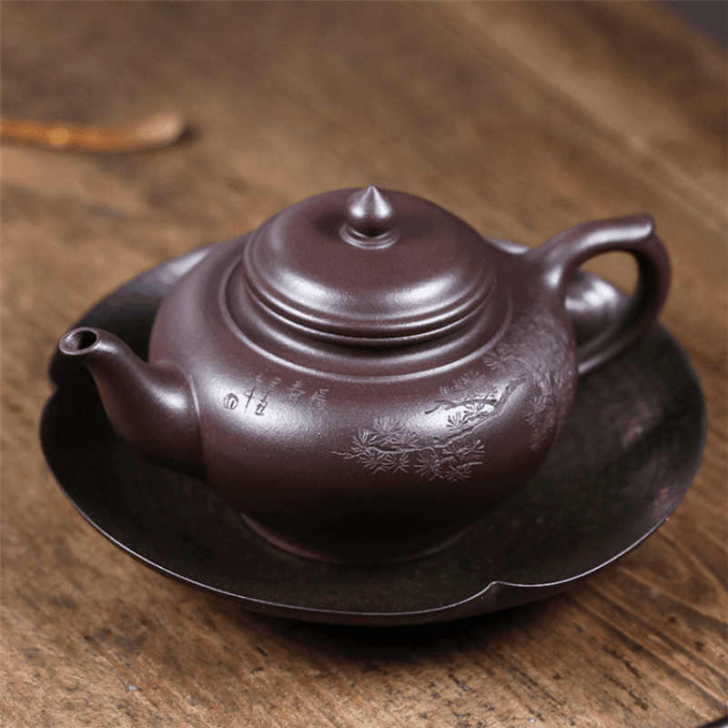 Yixing Zisha Teapot [Xiao Ying] (Lao Zi Ni - 260ml) - YIQIN TEA HOUSE | yiqinteahouse.com | 200-300ml, new arrival, teapot, teaware, zisha teapot