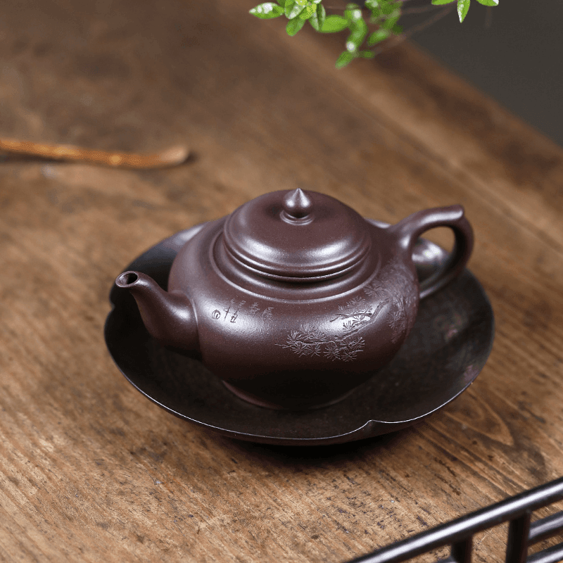 Yixing Zisha Teapot [Xiao Ying] (Lao Zi Ni - 260ml) - YIQIN TEA HOUSE | yiqinteahouse.com | 200-300ml, new arrival, teapot, teaware, zisha teapot