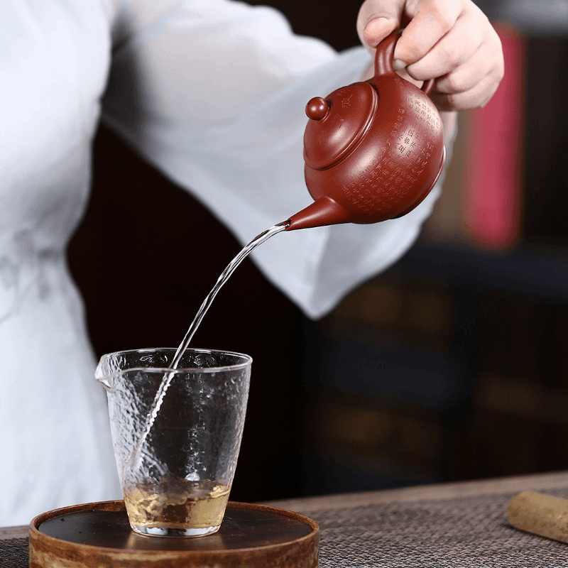 Yixing Zisha Teapot [Xin Jing Shui PIng] (Dahongpao - 220ml) - YIQIN TEA HOUSE | yiqinteahouse.com | 200-300ml, teapot, teaware, zisha teapot