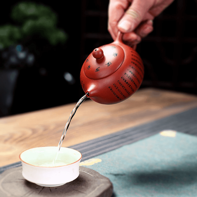 Yixing Zisha Teapot [Xinjing Xishi] (Dahongpao - 150ml) - YIQIN TEA HOUSE | yiqinteahouse.com | <200ml, teapot, teaware, zisha teapot