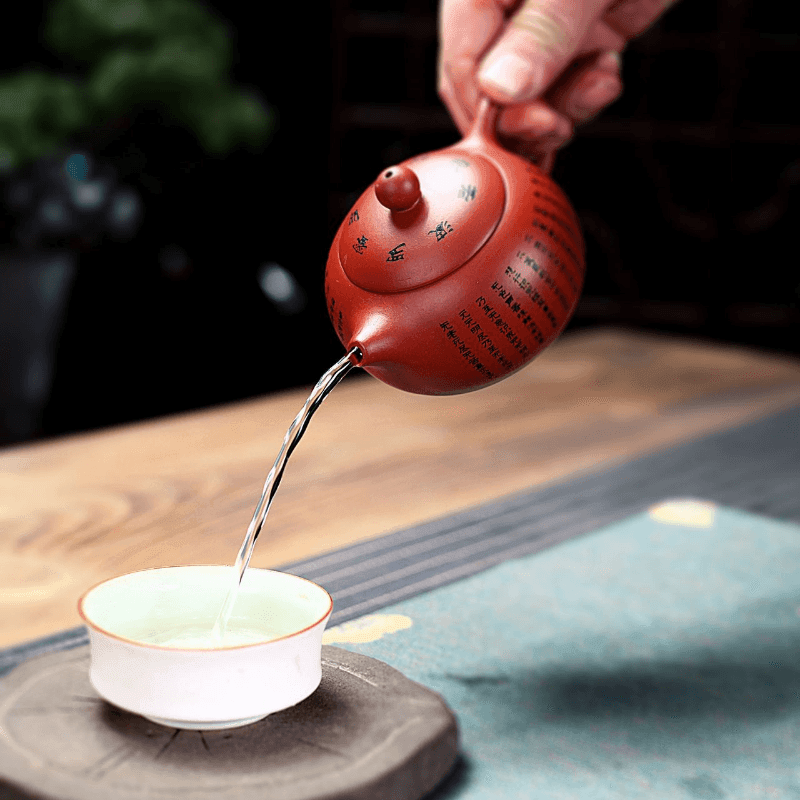 Yixing Zisha Teapot [Xinjing Xishi] (Dahongpao - 150ml) - YIQIN TEA HOUSE | yiqinteahouse.com | <200ml, teapot, teaware, zisha teapot