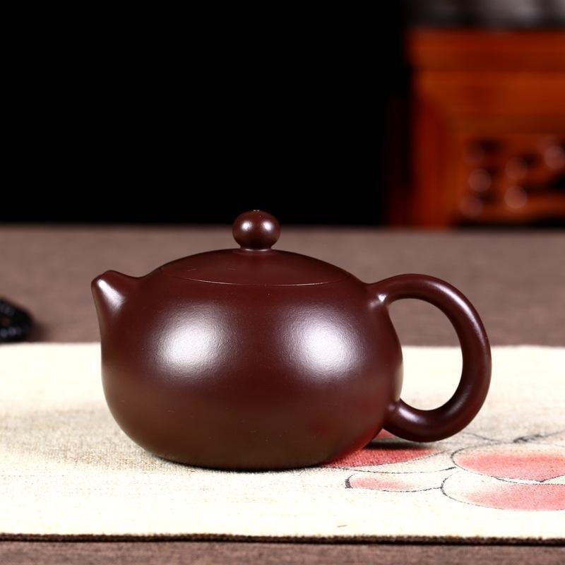 Yixing Zisha Teapot [Xishi Pot] (Zi Zhu Ni - 160/200/240/300/390ml) - YIQIN TEA HOUSE | yiqinteahouse.com | >300ml, teapot, teaware, zisha teapot