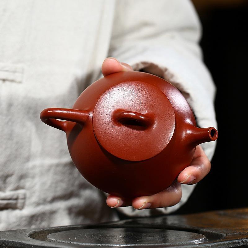 Yixing Zisha Teapot [Ziye Shi Piao] (Dahongpao - 200ml) - YIQIN TEA HOUSE | yiqinteahouse.com | 200-300ml, teapot, teaware, zisha teapot