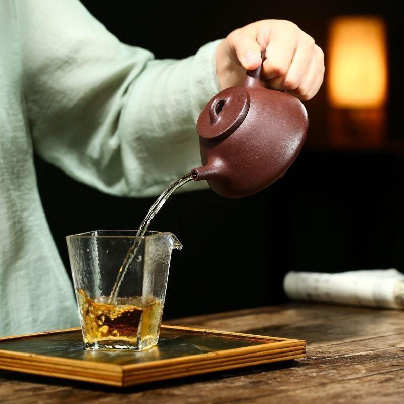 Yixing Zisha Teapot [Ziye Shi Piao] (Zi Ni - 240ml) - YIQIN TEA HOUSE | yiqinteahouse.com | 200-300ml, teapot, teaware, zisha teapot