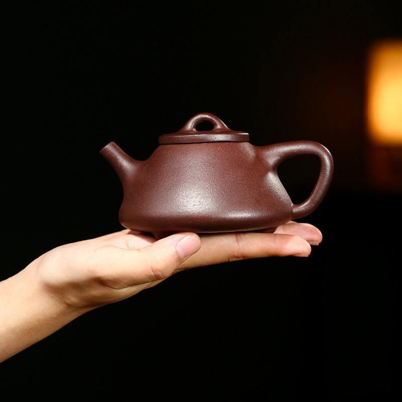 Yixing Zisha Teapot [Ziye Shi Piao] (Zi Ni - 240ml) - YIQIN TEA HOUSE | yiqinteahouse.com | 200-300ml, teapot, teaware, zisha teapot