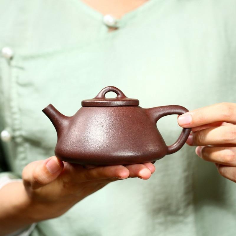 Yixing Zisha Teapot [Ziye Shi Piao] (Zi Ni - 240ml) - YIQIN TEA HOUSE | yiqinteahouse.com | 200-300ml, teapot, teaware, zisha teapot