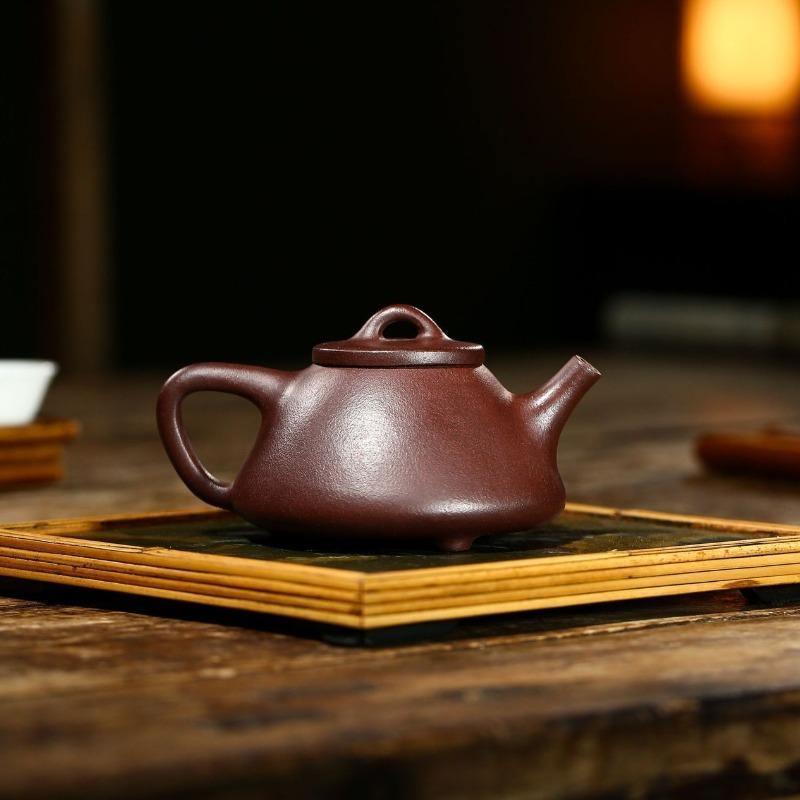 Yixing Zisha Teapot [Ziye Shi Piao] (Zi Ni - 240ml) - YIQIN TEA HOUSE | yiqinteahouse.com | 200-300ml, teapot, teaware, zisha teapot