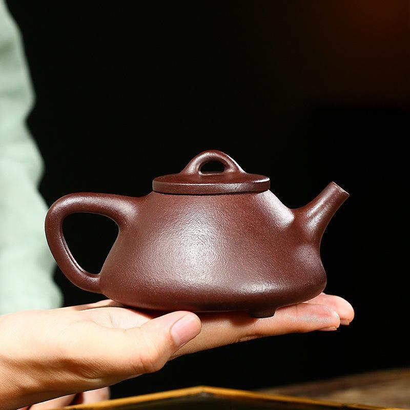 Yixing Zisha Teapot [Ziye Shi Piao] (Zi Ni - 240ml) - YIQIN TEA HOUSE | yiqinteahouse.com | 200-300ml, teapot, teaware, zisha teapot